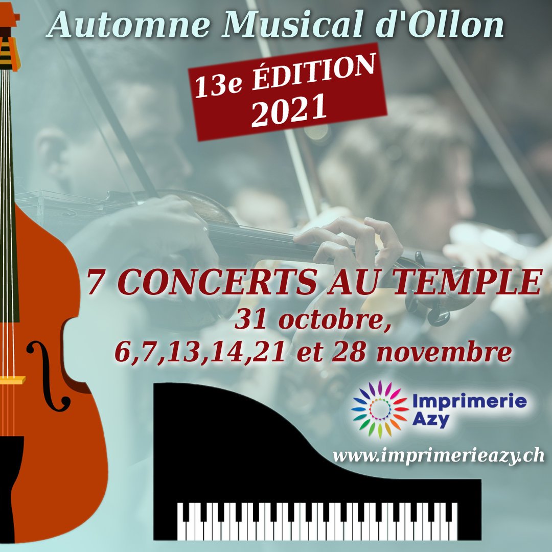 13ÈME ÉDITION de L’Automne Musical d’Ollon