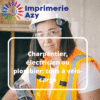 Charpentier, électricien ou plombier: tous à vélo-cargo