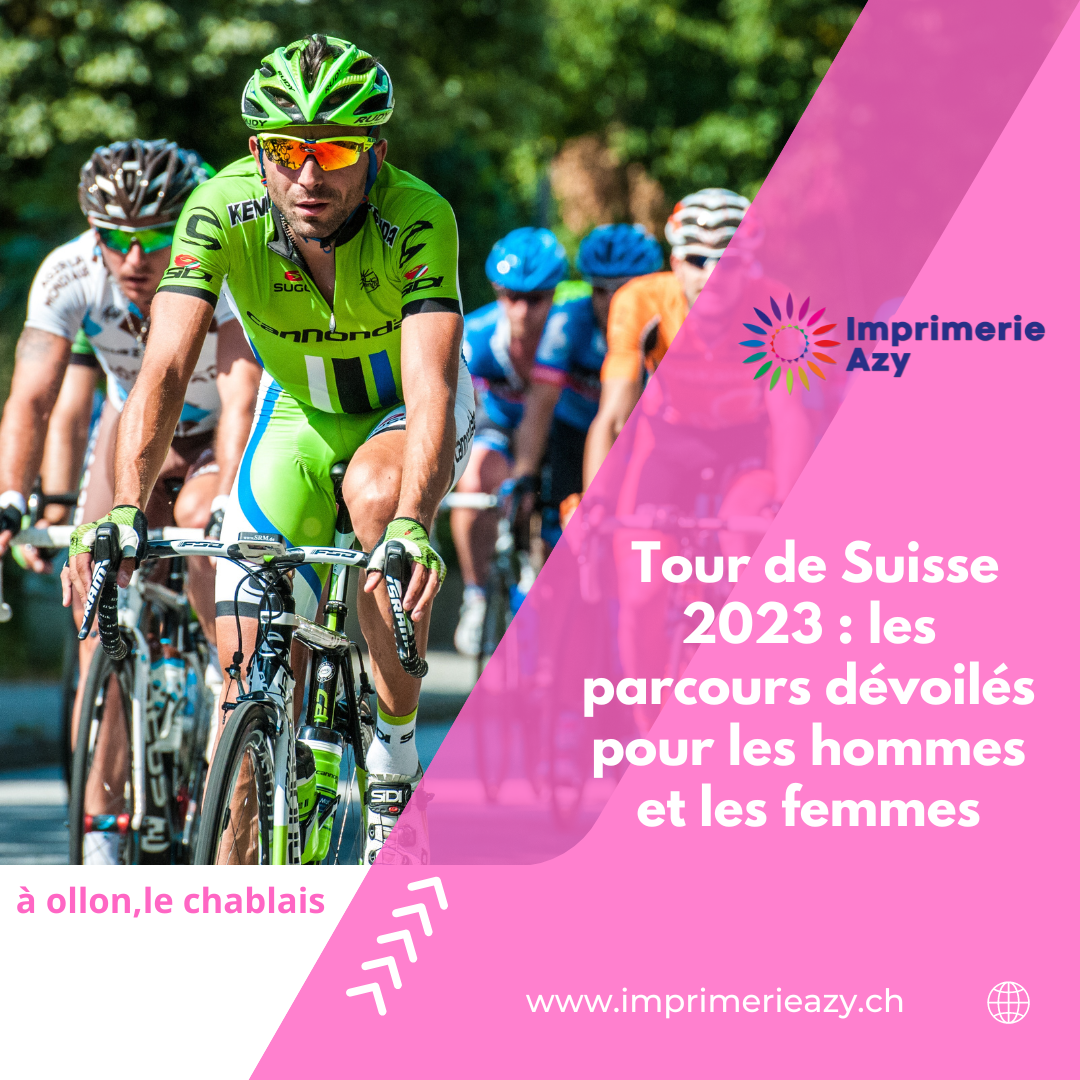 Tour de Suisse 2023 : les parcours dévoilés pour les hommes et les femmes