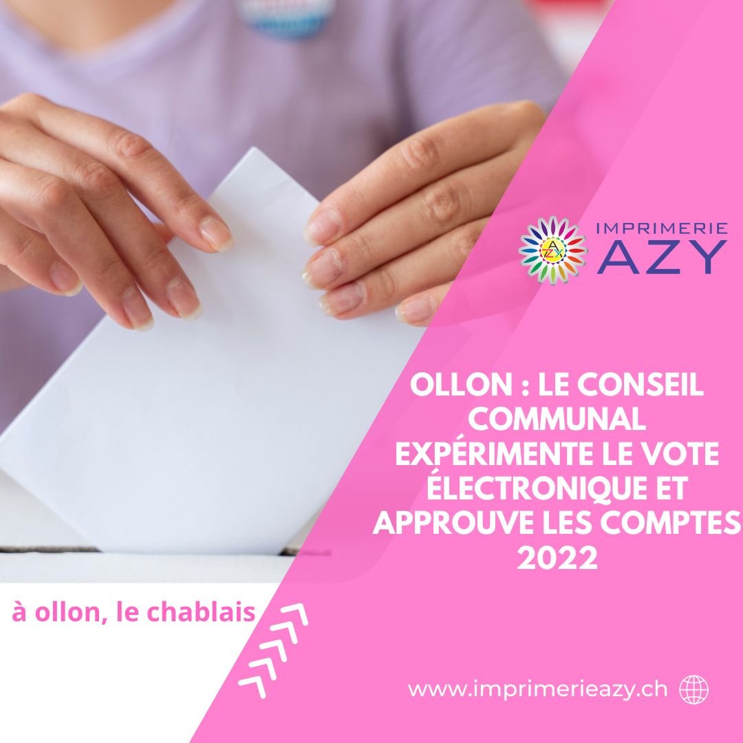 OLLON LE CONSEIL COMMUNAL EXPÉRIMENTE LE VOTE ÉLECTRONIQUE ET APPROUVE LES COMPTES 2022 (2)