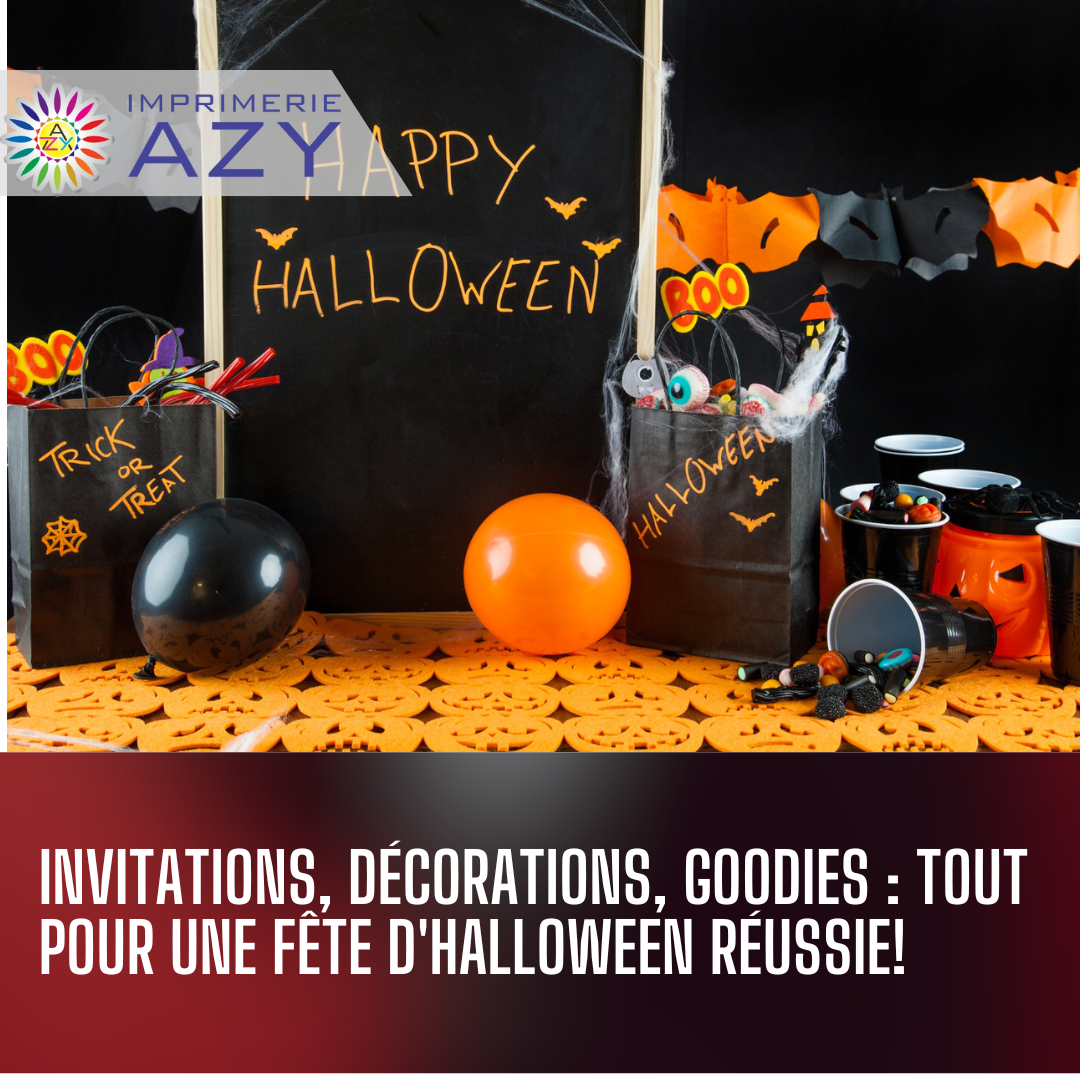 Invitations, décorations, goodies : tout pour une fête d’Halloween réussie!