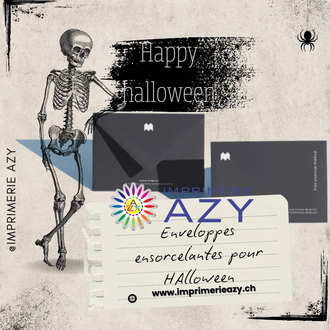 enveloppes personnalisees halloween