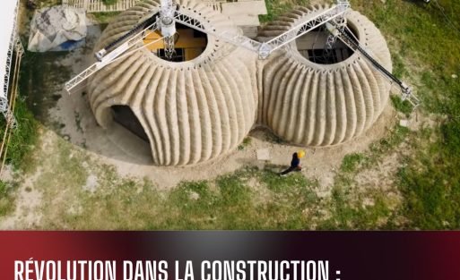 l'impression par impact bâtit des maisons en terre