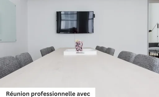 Réunion professionnelle pour communication d'entreprise