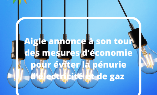 Aigle annonce à son tour des mesures d’économie pour éviter la pénurie d’électricité et de gaz