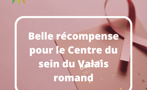 Belle récompense pour le Centre du sein du Valais romand