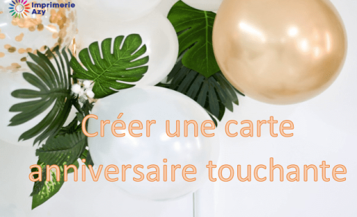 carte d'anniversaire