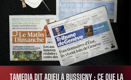 La Fermeture de l'Imprimerie Tamedia à Bussigny