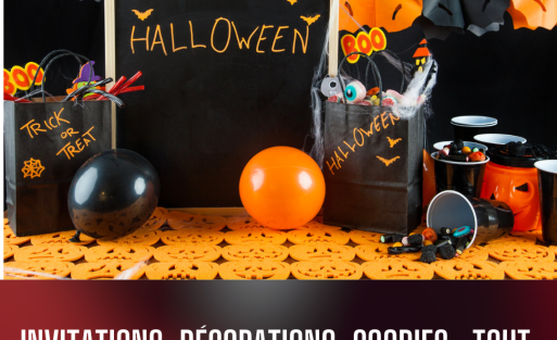 Invitations, décorations, goodies : tout pour une fête d'Halloween réussie!