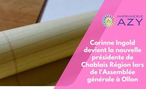 Corinne Ingold devient la nouvelle présidente de Chablais Région lors de l'Assemblée générale à Ollon