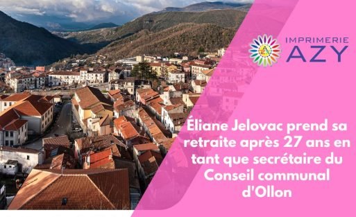Éliane Jelovac prend sa retraite après 27 ans en tant que secrétaire du Conseil communal d'Ollon