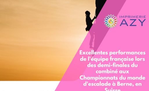 Excellentes performances de l'équipe française lors des demi-finales du combiné aux Championnats du monde d'escalade à Berne, en Suisse (2)