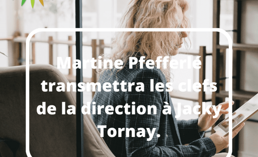 Martine Pfefferlé transmettra les clefs de la direction à Jacky Tornay.