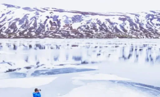 Un-homme-prend-une-photo-de-la-nature