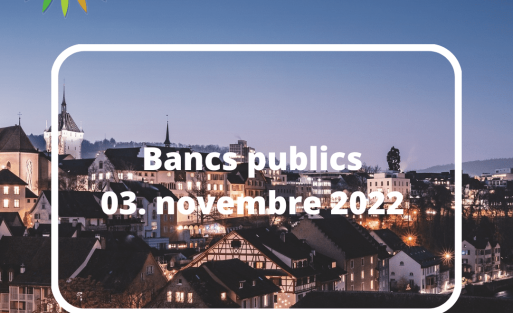 Bancs publics 03. novembre 2022